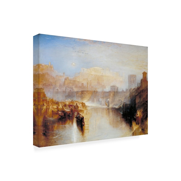 Turner 'Agrippa Landing' Canvas Art,24x32